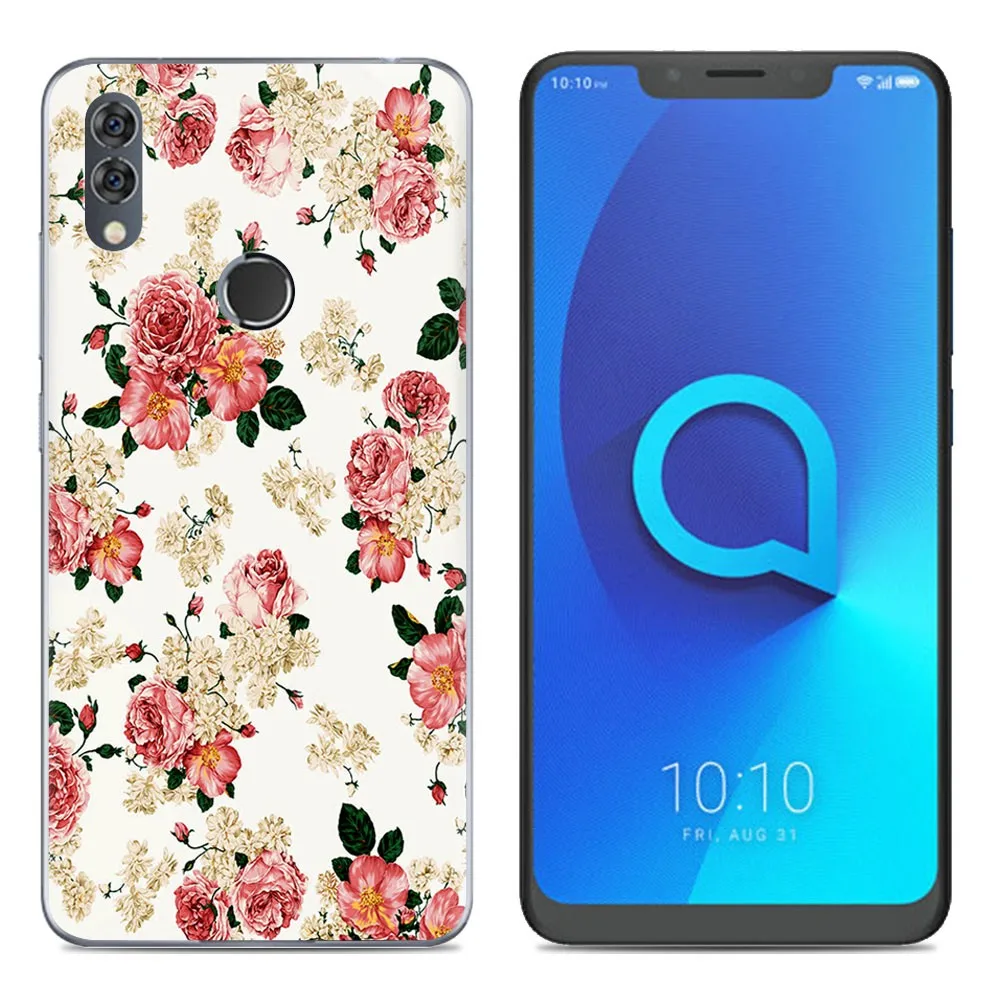 11 Мягкий чехол для телефона, силиконовый чехол для Alcatel 5V 6,2 дюймов, модный прозрачный чехол из ТПУ с красочным рисунком - Цвет: 11