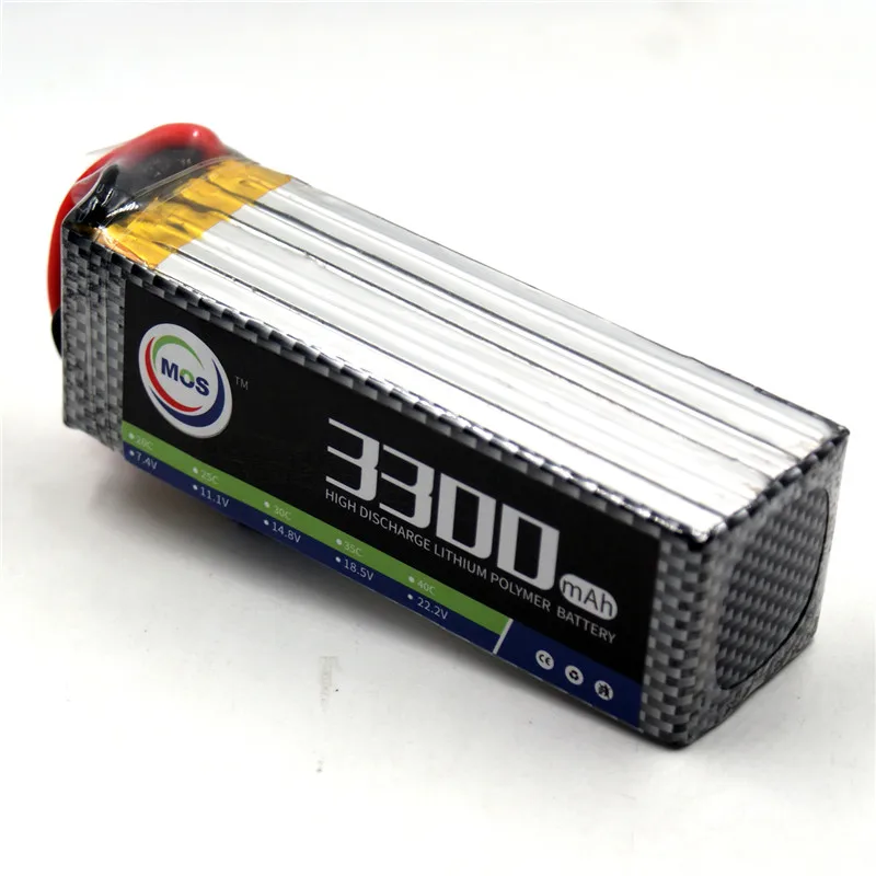 MOS 6S RC Lipo батарея 22,2 v 3300mAh 40C для RC самолета вертолета грузовика автомобиля AKKU