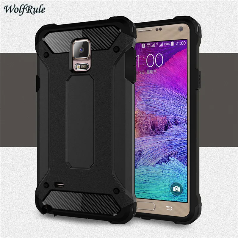 for samsung galaxy note 4 cover anti knock silicone plastic case for samsung galaxy note 4 case note4 n9100 for samsung note4 free global shipping