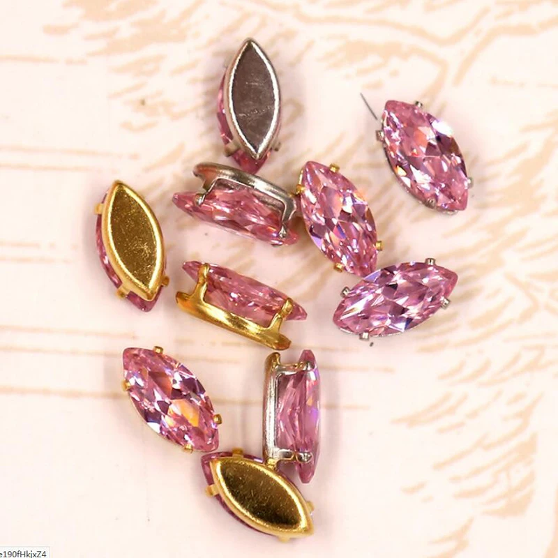 5*10 мм конские глаза Циркон коготь стразы искусственный цвет драгоценный камень