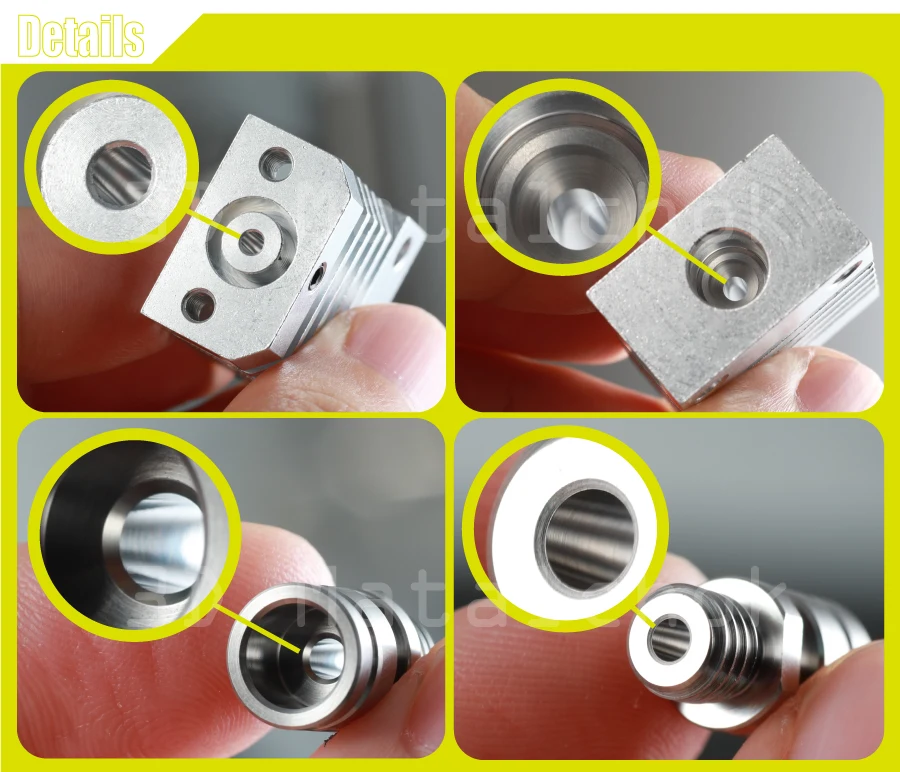 3D Printer Parts Precision Swiss Cr10 Hotend Aluminum Radiator Titanium Break For Ender 3 Cr10 Pro J-head Hotend