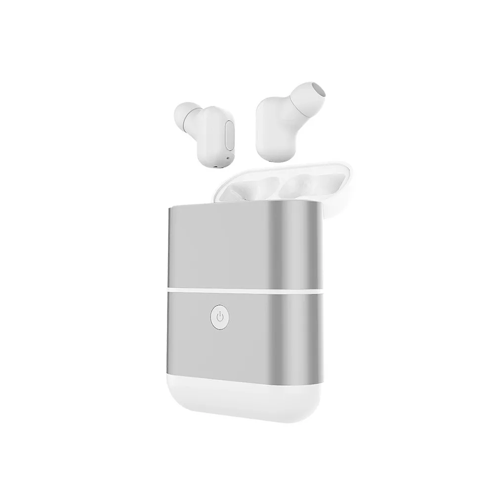 X2 TWS Мини Bluetooth наушники настоящие Беспроводные спортивные наушники стерео гарнитура с зарядным устройством для Android IOS