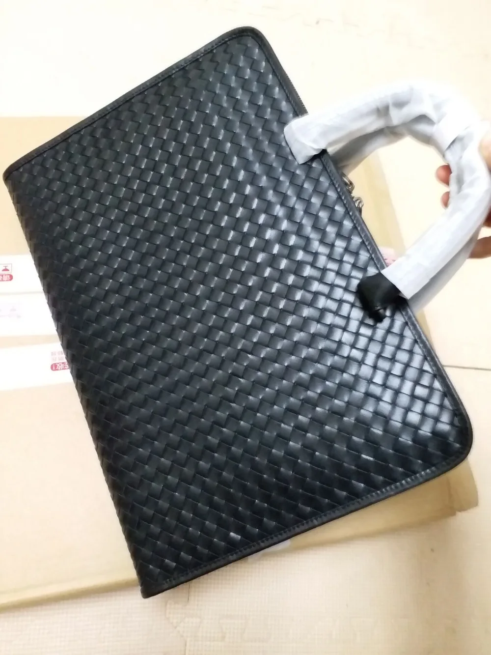 HJKL Роскошная брендовая сумка из натуральной кожи деловой портфель воловьей