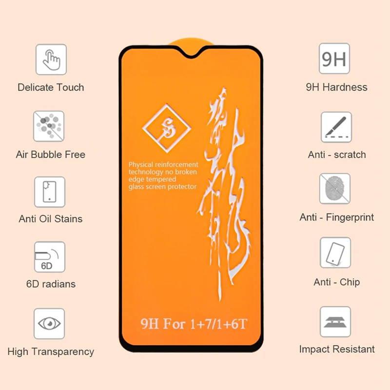 6D закаленное стекло для Oneplus 7 Pro 6t 6 5t 5 Защита экрана One plus 7pro Oneplus7 Защитное