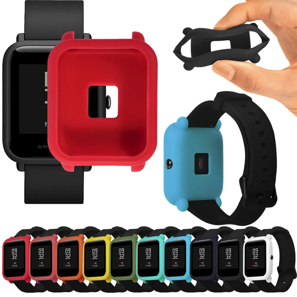 Мягкий ТПУ защитный силиконовый чехол для Huami Amazfit Bip Youth Watch SmartWatch Watachband