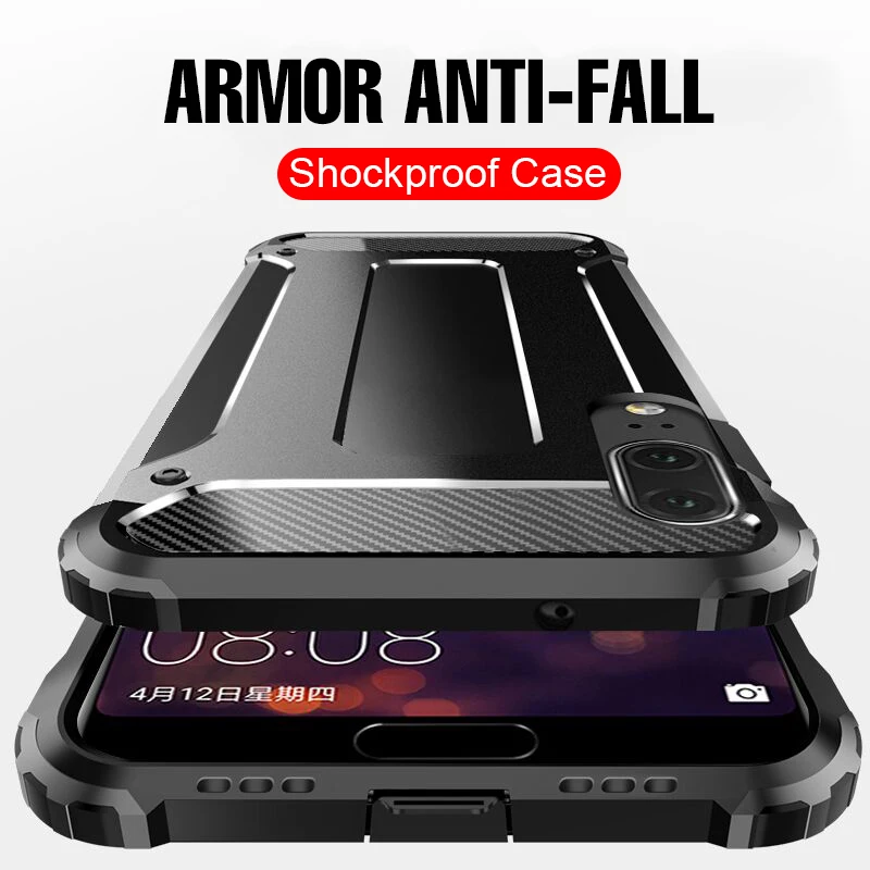 Luxury Armor Shockproof Ring Case For Huawei Honor 10 9 P20 Mate 20 Lite Phone On The Pro Cover |