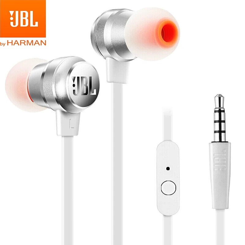 Проводная гарнитура JBL T280A наушники вкладыши с басами мобильный телефон