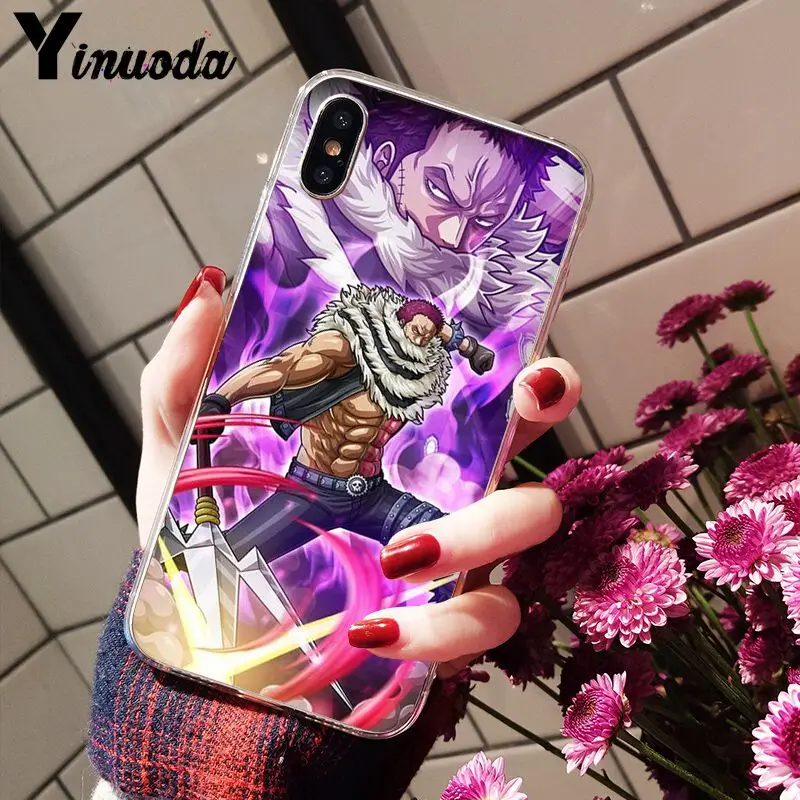 Yinuoda one piece Новинка чехол для телефона Fundas Apple iPhone 8 7 6 6S Plus X XS MAX 5 5S SE XR мобильный |