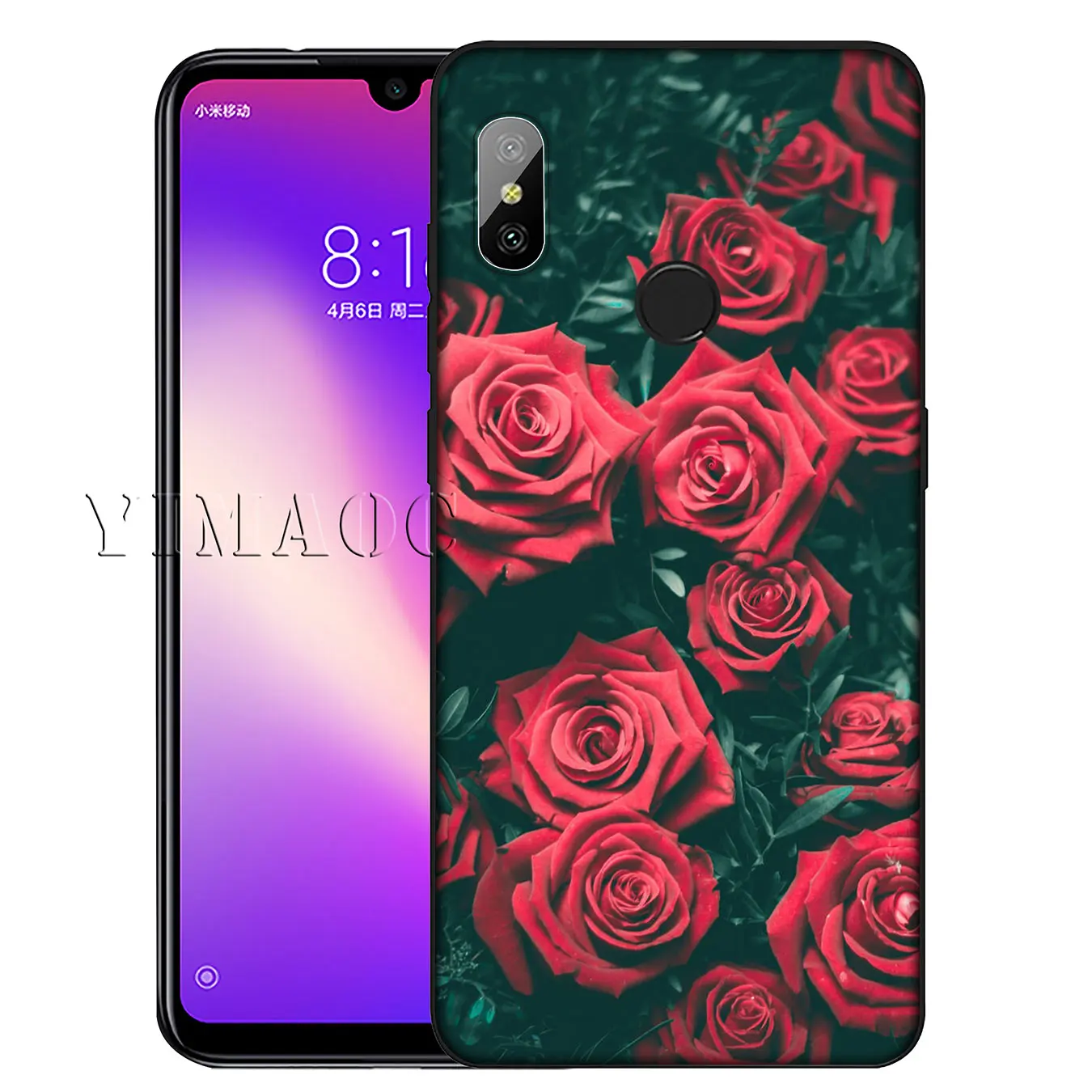 Мягкий силиконовый чехол YIMAOC infinity on фиолетовый цветок лотоса для Xiaomi Redmi K30 K20 8A 7A 6A