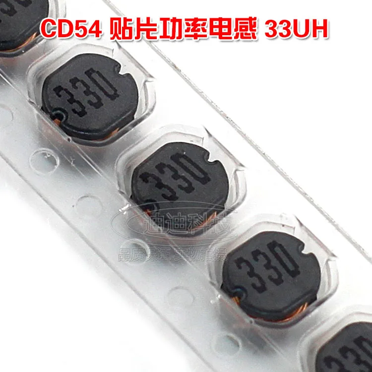

SMD Inductors CD54 33UH Screen Printing 330 Wrap Style Power Inductors Size 5.8*5.0*4.5