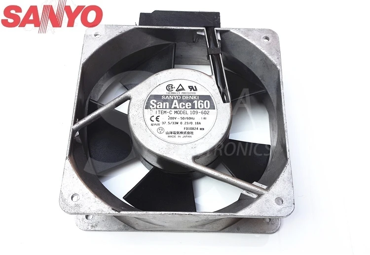 Для Sanyo 109-602 16050 160 мм 16 см 37 5/33 Вт 200 в Инверторные серверные осевые Охлаждающие