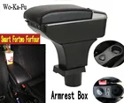 Подлокотник для Mercedes-Benz Smart Fortwo Forfour центральный подлокотник центральная консоль хранение содержимое с подстаканником пепельницей USB
