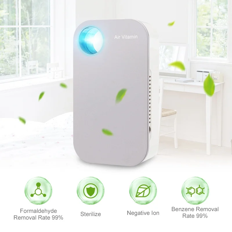 AC220V мини бытовой очиститель воздуха с отрицательными ионами светодиодный