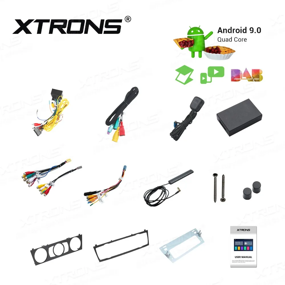 XTRONS Android 9 0 радио автомобиль мультимедиа стерео проигрыватель для BMW E90 седан E91