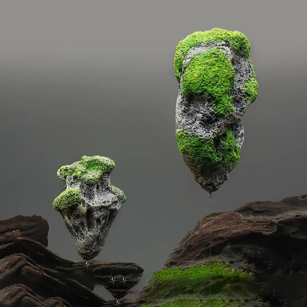 Искусственный камень плавающий рок искусственный пемза аквариум как показано на