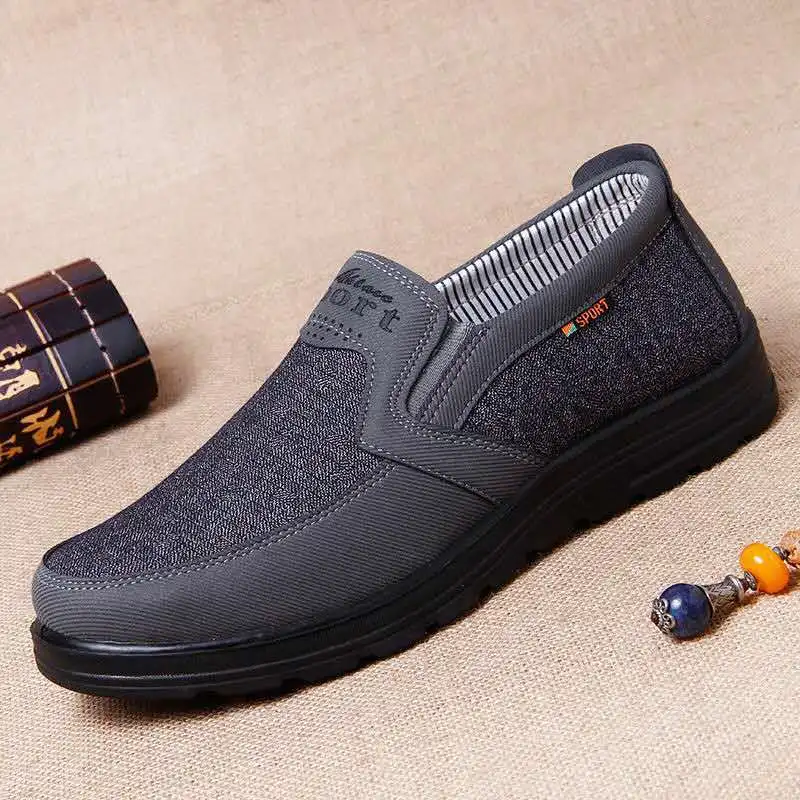 

Cloth Shoes Mens Spring and Autumn Soft Bottom Non-slip Breathable Casual Shoes Mens Shoes Casual Tenis Masculino Adulto