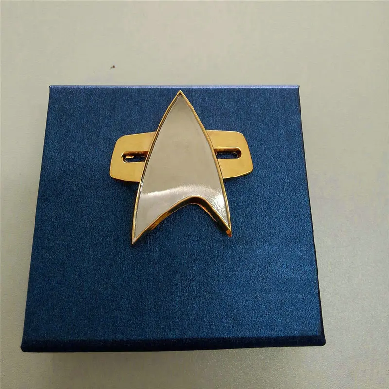 На фоне звезды rek Pin Косплэй Voyager Коммуникатор бейдж Брошь на булавке| |