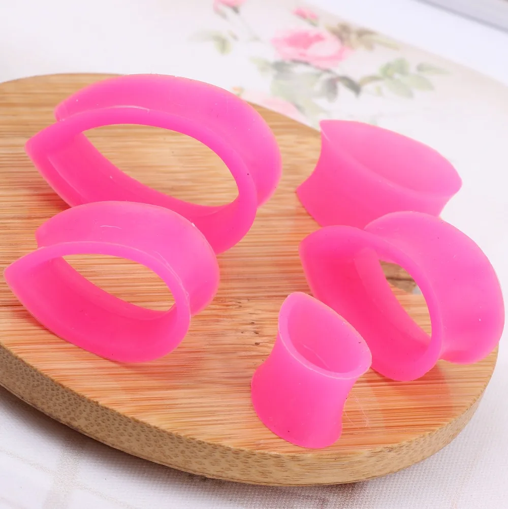 Flexi силиконовые носилки для ушей 4 мм 22 форма в виде капли сережки|piercing body|gauges