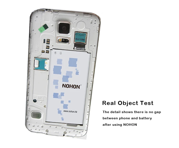 NOHON для samsung Galaxy S3 S4 S5 S6 S7 Батарея I9300 I9500 G900F G920F G930F Duos высокое Ёмкость акумуляторная батарея Розничная посылка