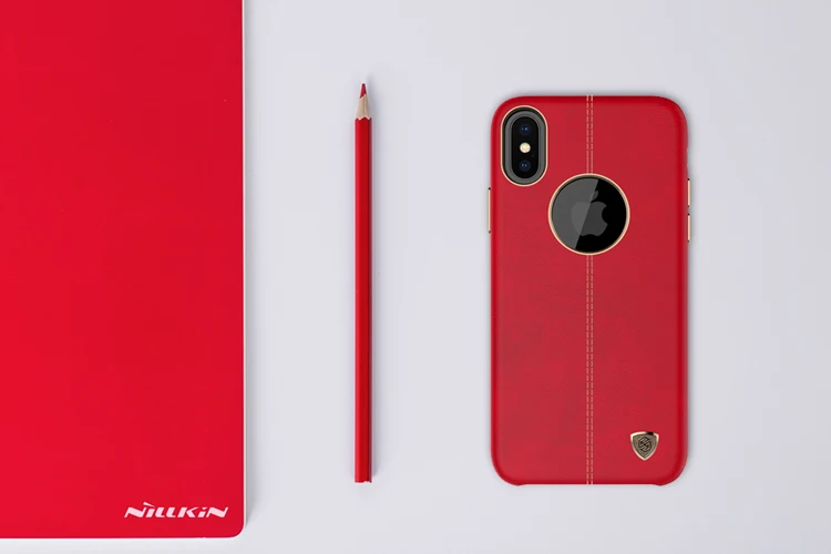 Для iPhone X 10 8 7 6 6s чехол Nillkin Englon Series кожаный чехол для iPhone 8 Plus 7 Plus 6s Plus роскошный чехол-накладка