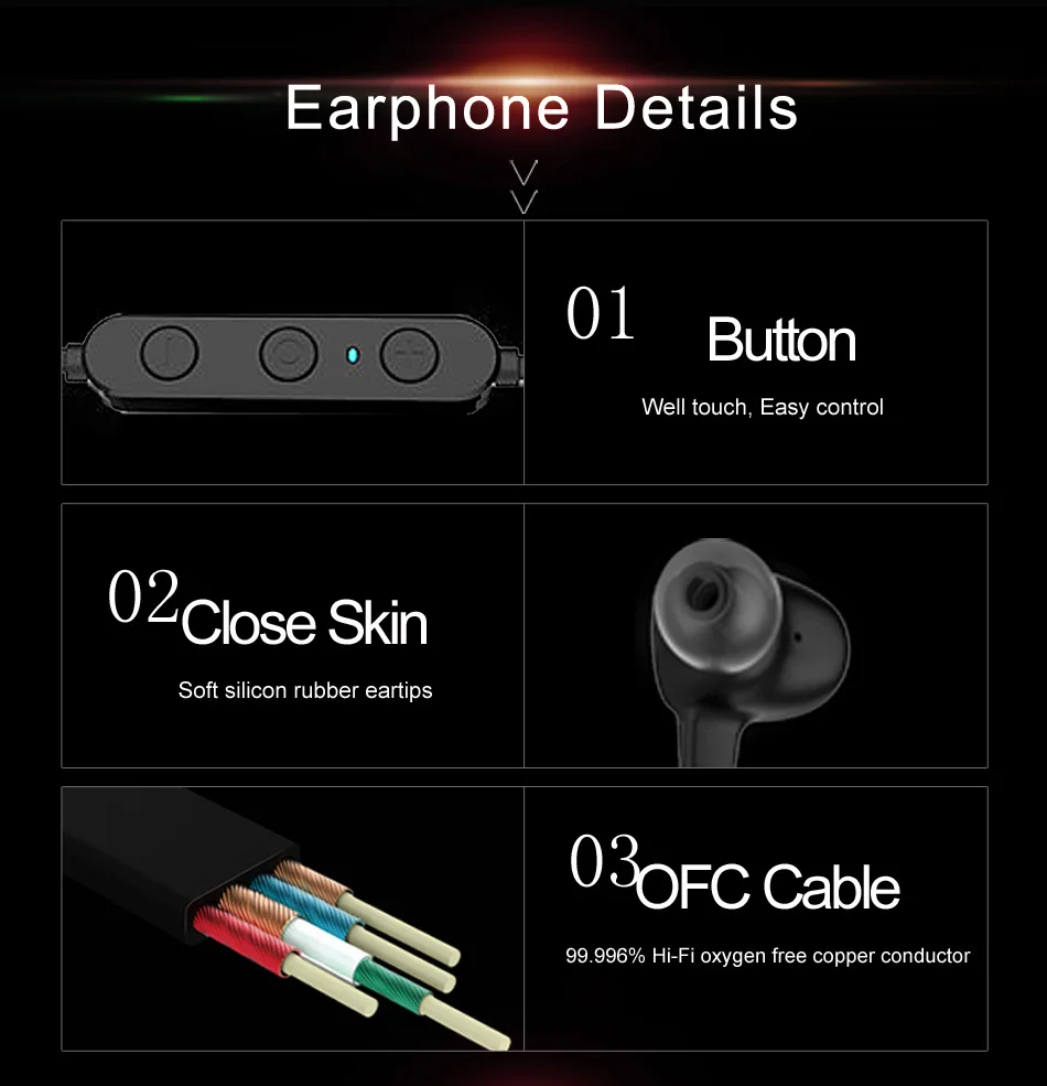 Rillpac BT10 Wireless Bluetooth Earphone 4.1 Headset with Noise Cancelling MIC for IPhone Samsung Xiaomi Smart Phone | Электроника
