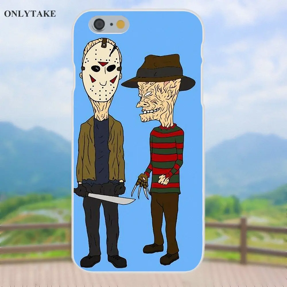 Vvcqod Beavis и Butthead для Apple iPhone 4 4s 5 5C SE 6 S 7 8 Plus X Galaxy большое ядро II Prime Alpha TPU Защитная