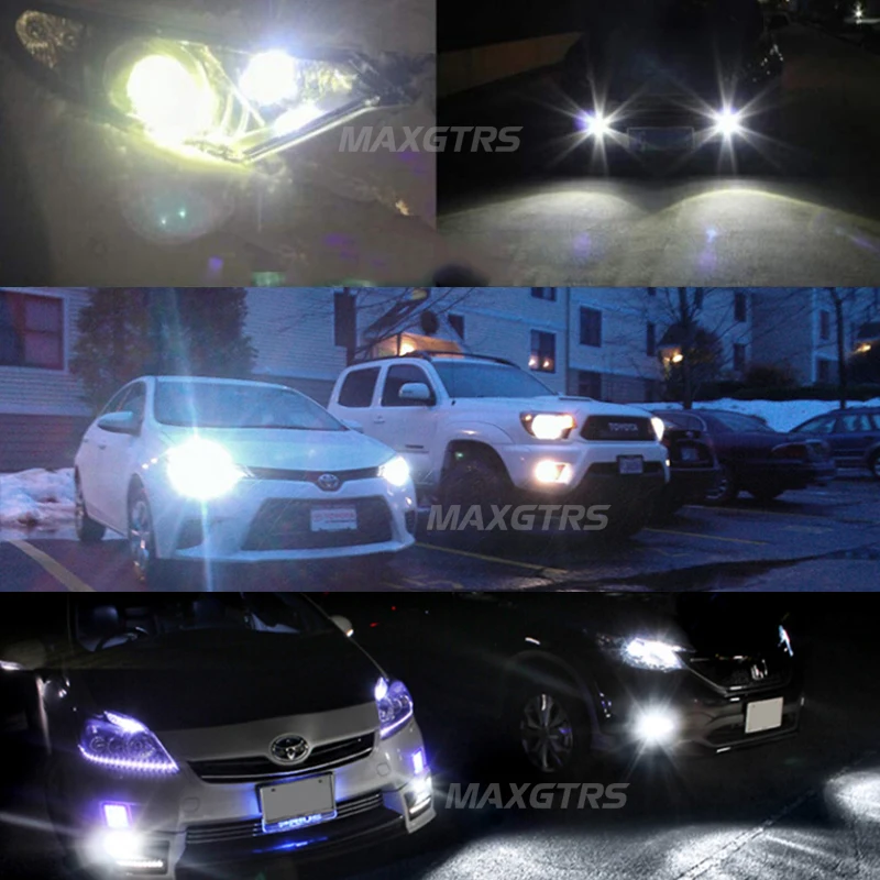 2x H1 H3 H8 H11 9005 9006 30 Вт CREE Чип СВЕТОДИОДНАЯ Лампа 6000 К белый 4300 К теплый белый дневной ходовой светильник Автомобильные противотуманные фары DRL