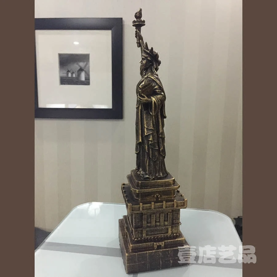 Американская Статуя Свободы дорожные сувенирные смола Ремесленная скульптура