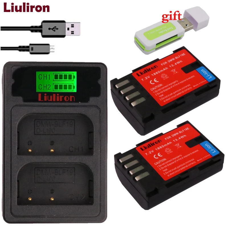 DMW-BLF19 DMW-BLF19E DMW-BLF19PP BLF19 BLF19E BLF19PP Батарея для цифрового фотоаппарата Panasonic Lumix GH3 GH4 GH5 DMC-GH3 DMC-GH4 DMC-GH5 Камера