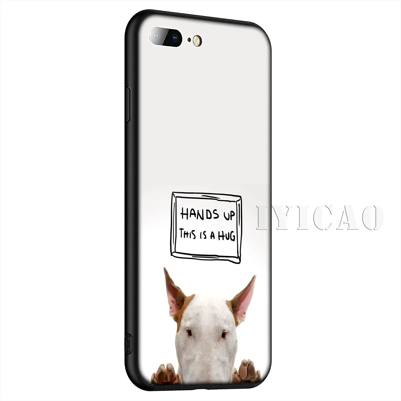IYICAO bullterrier bull terrier dog Новинка Fundas силиконовый мягкий чехол для iPhone XR X XS Max 8 7 6 6S Plus 5 5S