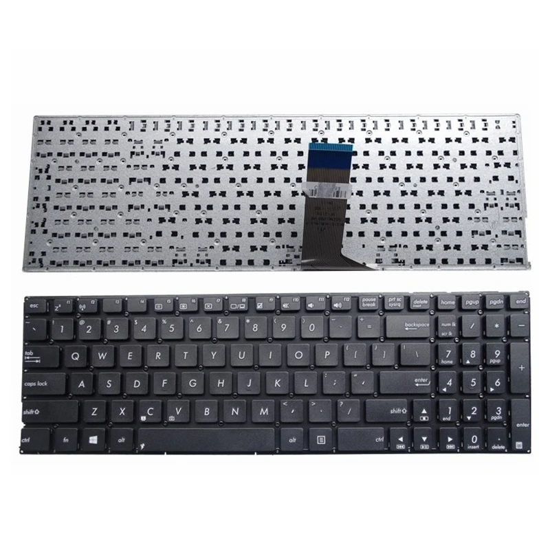 

NEW For ASUS 0KN0-R91US22 0KNB0-610MUS00 MP-13K93US-5283 US English Black Keyboard
