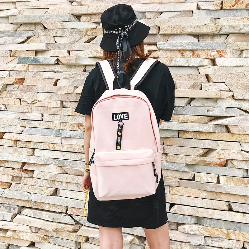 2018 новая обувь для мужчин и женщин сумка тенденция нейлон ткань письмо рюкзак