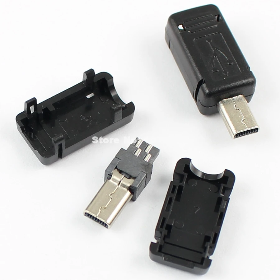 10 шт. в партии 8 контактный разъем Mini USB папа для самостоятельной