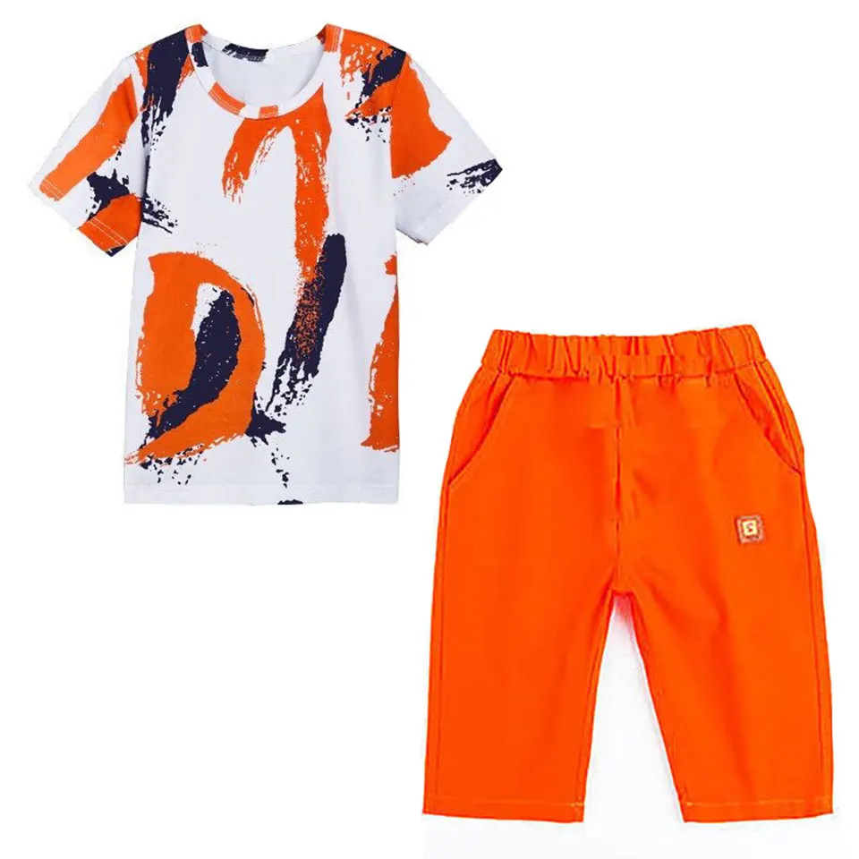 Children Clothing Sets Outfit Costume For Kids Casual Suit Summer Boys Clothes 3 4 5 6 7 8 9 10 11 12 Yrs Boy | Детская одежда и