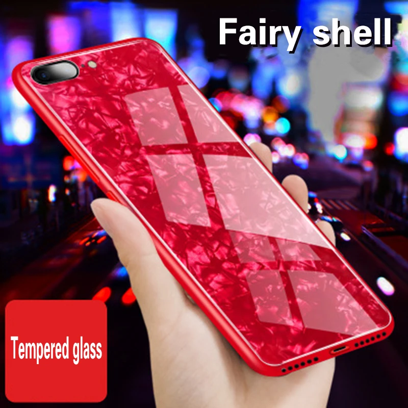 Для Iphone X 8 plus 7 6s 6 стеклянная оболочка мобильный мягкий чехол для телефона TPU +