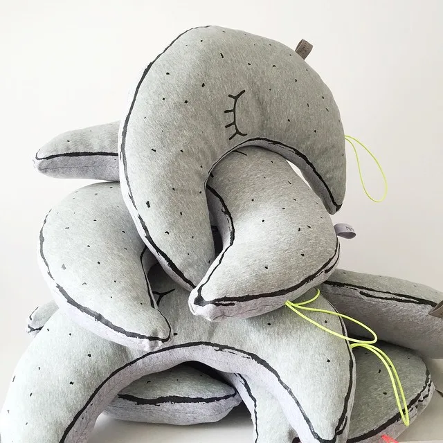 Ins новая милая светящаяся Луна лампочка звезды эльфы подушка для удержания кукла