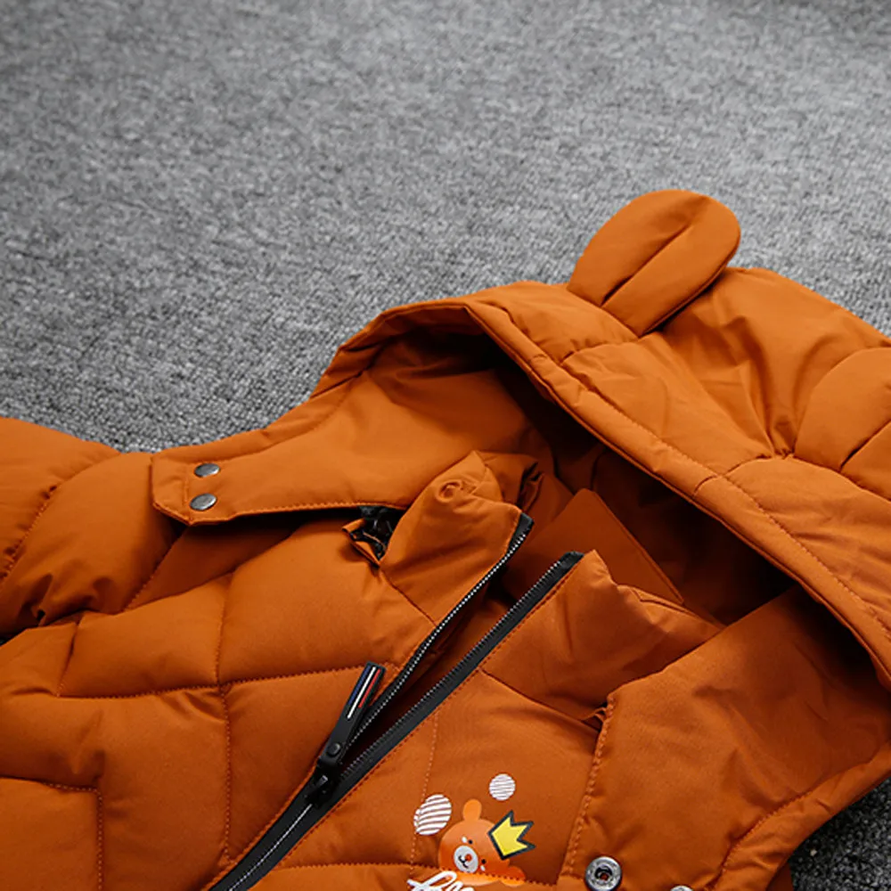 Warm Winter Jacket Fashion Kids Coat Boys Girls Thick Coat Padded Winter Jacket Clothes Park For Girls Boys Kids Overcoat