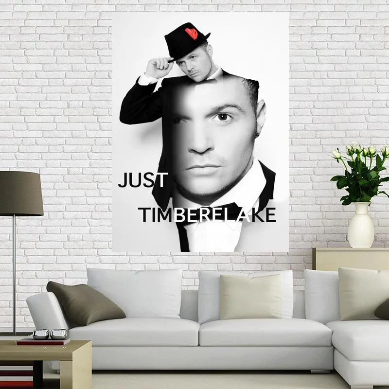 

Тканевый постер на заказ, Постер в стиле Джастина тимберозера, 60x9, 0 см, ткань, настенный постер, шелковая ткань с принтом