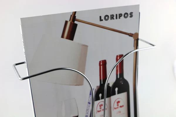 A4 металлическая литература листовка держатель брошюры дисплей напольная стойка