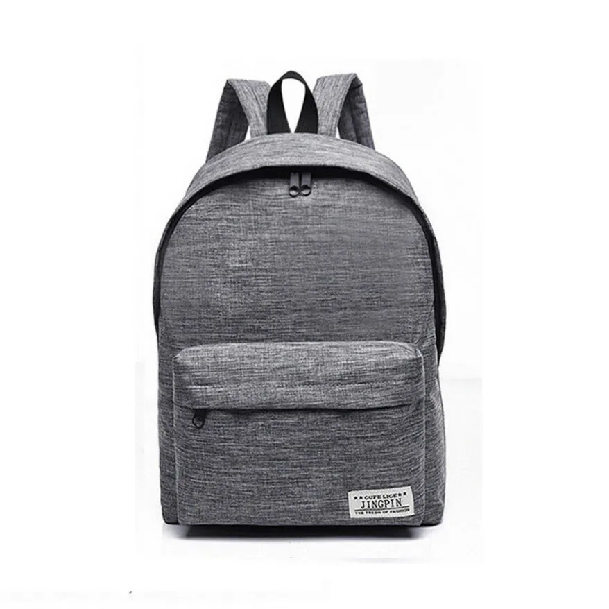 Повседневный универсальный рюкзак для мужчин и женщин модная холщовая школьная