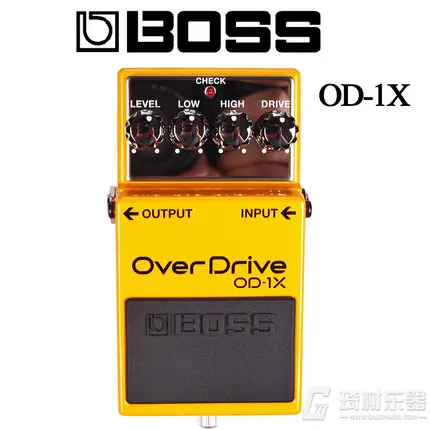 Boss Audio OD 1X Overdrive Гитара педаль Stompbox эффект с MDP (многомерная обработка) * бесплатный