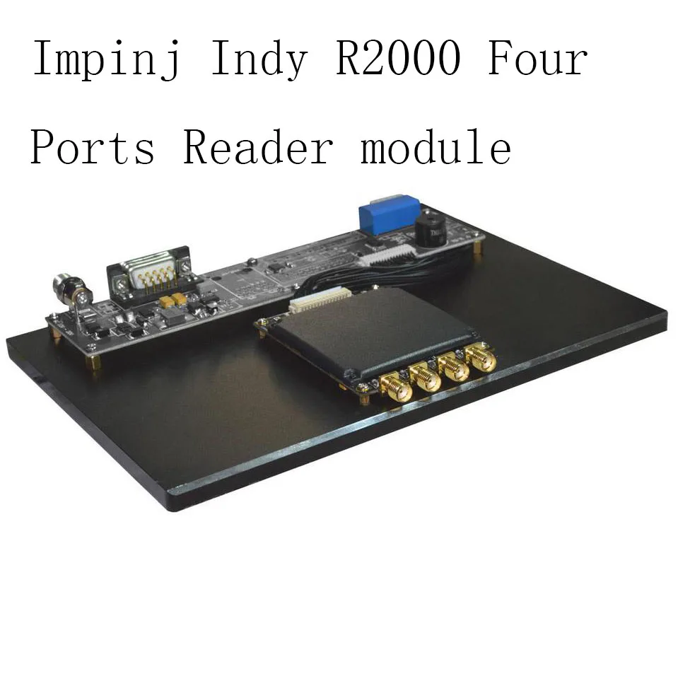 TOP1-Quality 4 порта impinj Indy r2000 uhf rfid reader модуль с макетной платой для управления