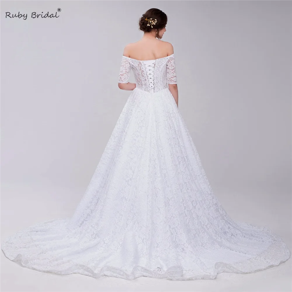 Свадебное платье с открытой спиной Ruby Vestido De Noiva 2018 длинное кружевное винтажное