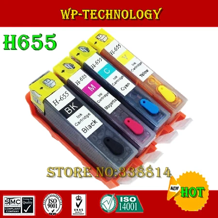 

Full Ink Refill cartridge suit for HP655 hp-655 suit for HP3525 hp4615 hp4625 hp5525 hp6520 hp6525 with ARC chip