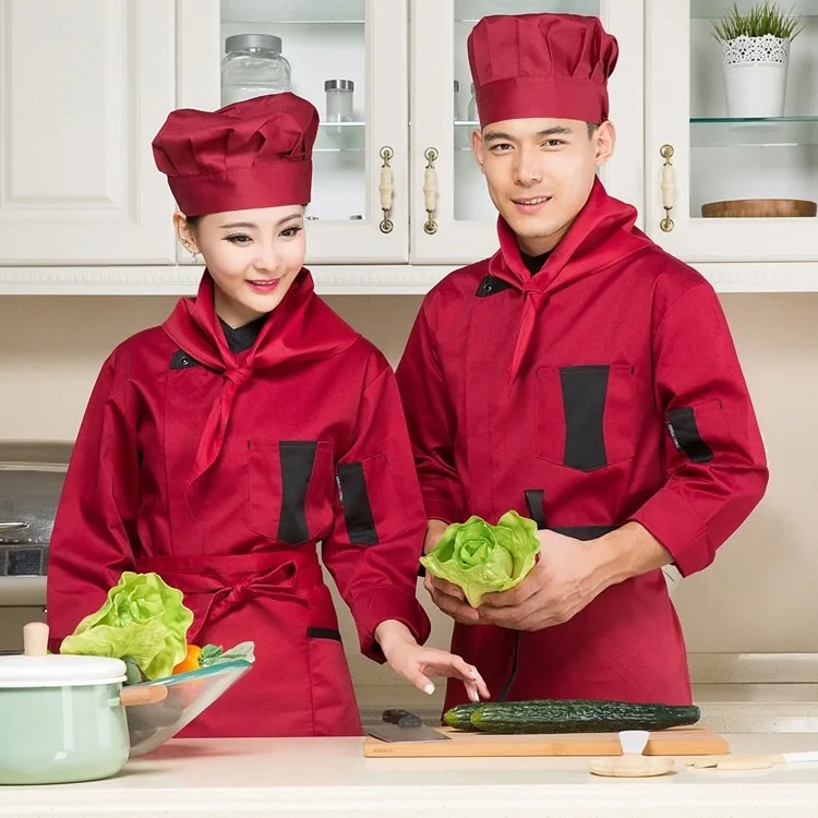 Новое поступление куртка шеф-повара одежда для кухни взрослых с длинными