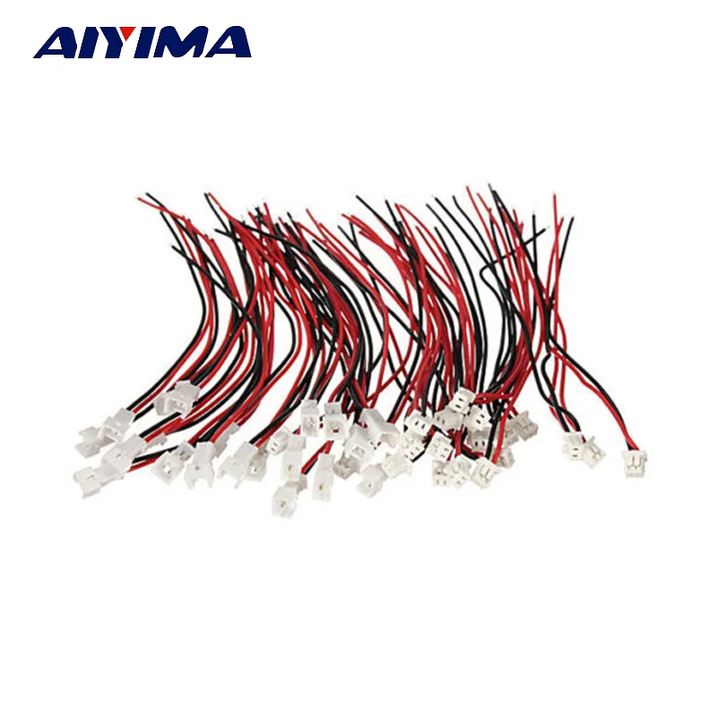 Aiyima 20 Пара Micro JST 1 25 2 штекер и разъем с проводами кабели|plug connector|jst male female connectormicro jst