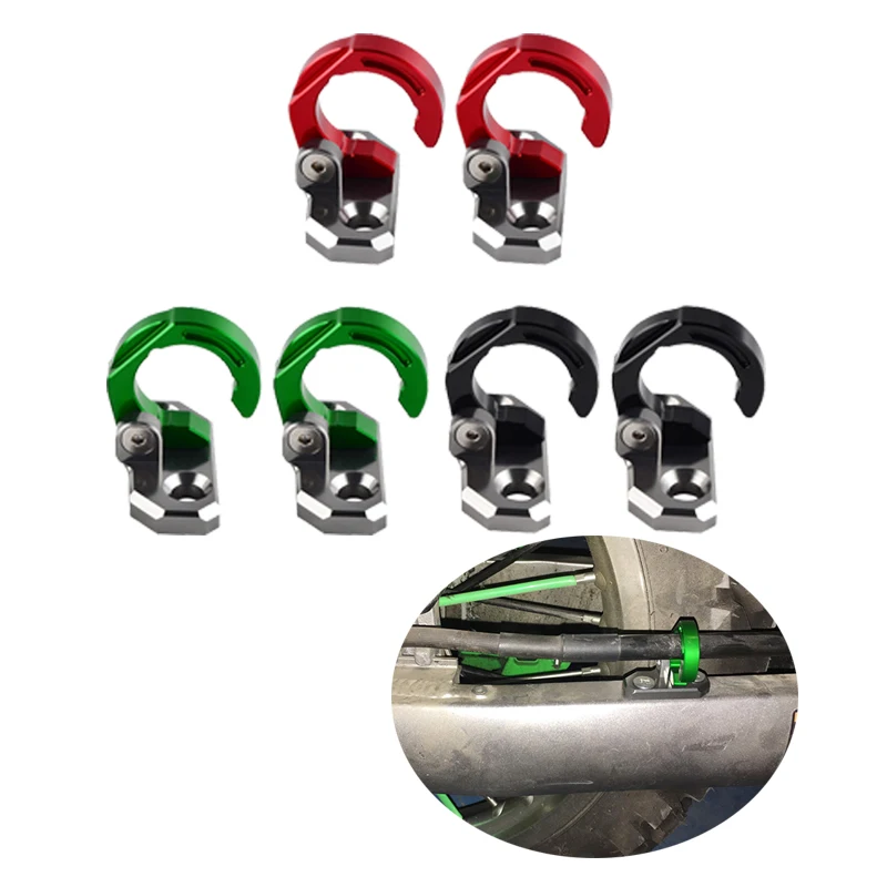 

Rear Brake Line Cable Clamp For Kawasaki KX 80 85 100 125 250 500 KLX 140 140L 140G 230R 250 250S 250R 250SF 300 300SM 300R 650