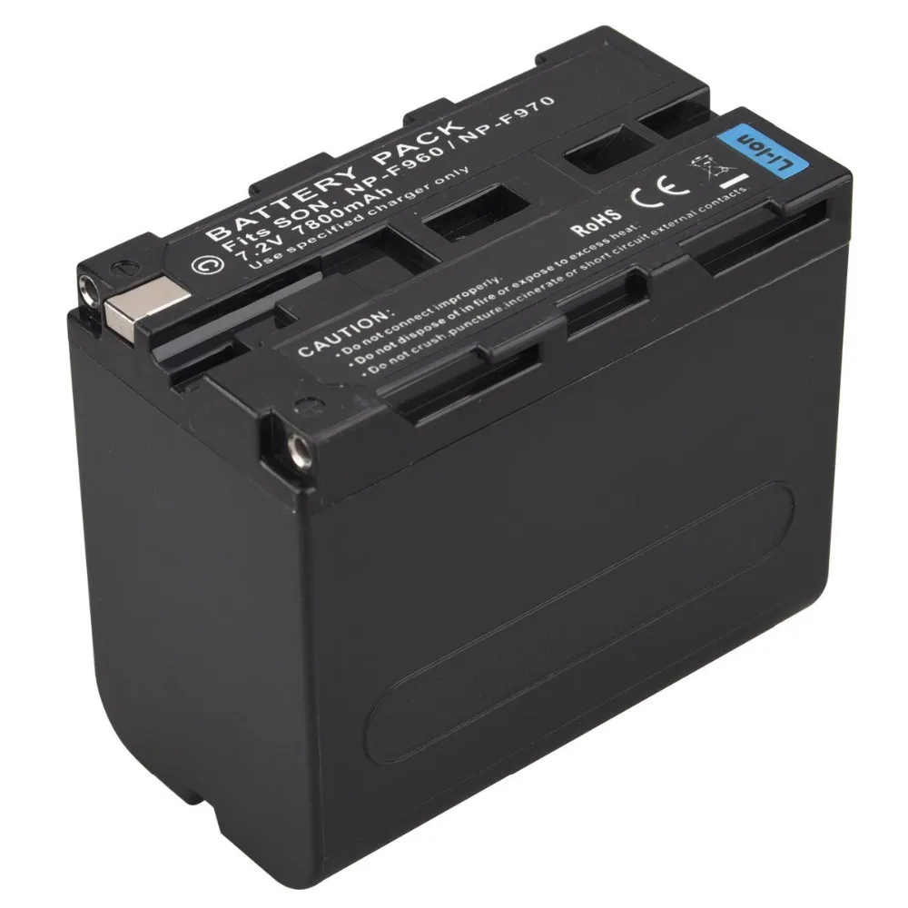 GTF High Capacity 7.2V 7800mAh NP-F960 NP-F970 Camera Battery Pack For Sony F960 F970 Rechargeable | Электроника