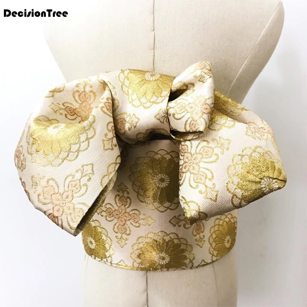 Мульти-кимоно с узорами obi женский длинный плоский пояс для кимоно юката Халат винтажный кимоно ремни
