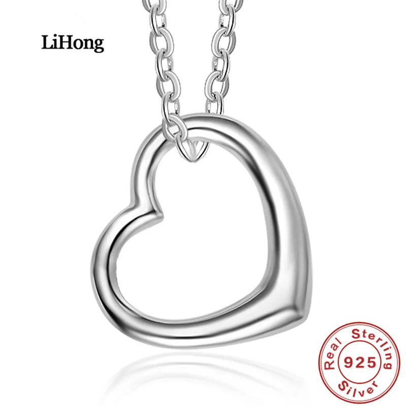 Женские серебряные ожерелья роскошные брендовые ювелирные изделия из